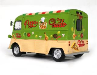 CITROËN TYPE HY GUIDO PIZZA GREEN 1969 S1804823 Solido 1:18 Metallmodell